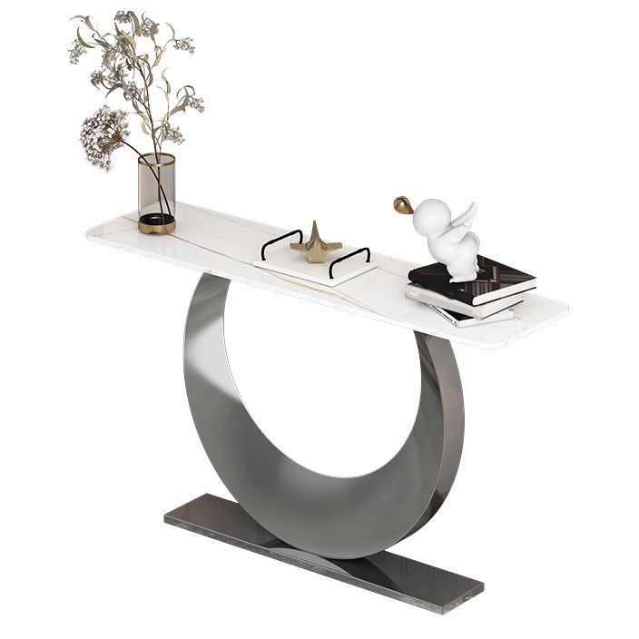 Contemporary Console Accent Table Antique Finish Rectangle Console Sofa Table