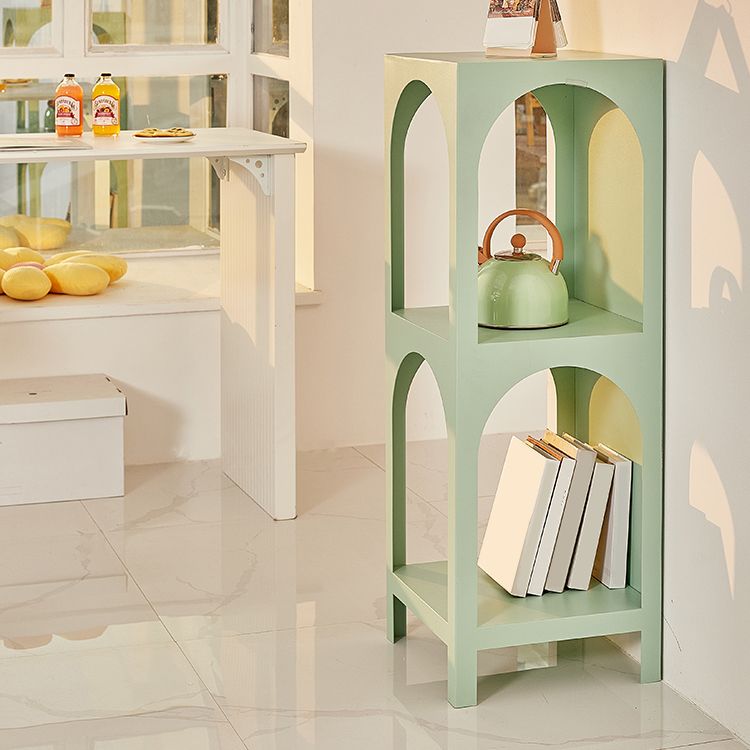 Modern Metal Bookcase Open Storage Shelves Included Etagere Bookshelf