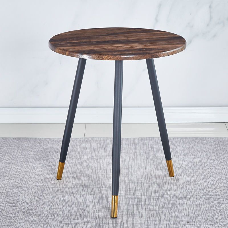 28.74" Tall Contemporary Style Side End Table Wooden 3 Legs Round Sofa Side Accent Table