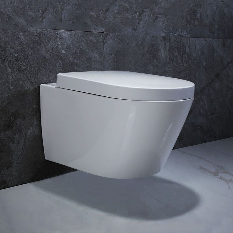 High Efficiency Flush Toilet Elongated Wall Mount Household Small Toilet Seat Included