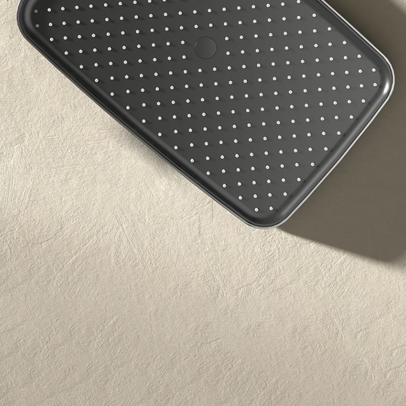 Modern Style Shower System Spot Resist Copper Wall Mounted Rectangle Shower System