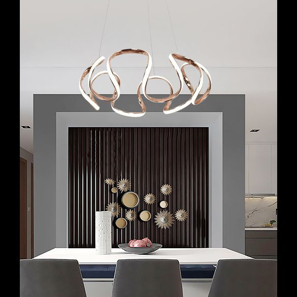 Accendere la lampada appesa alla lampadina a LED moderna Led Illuminazione per sala da pranzo