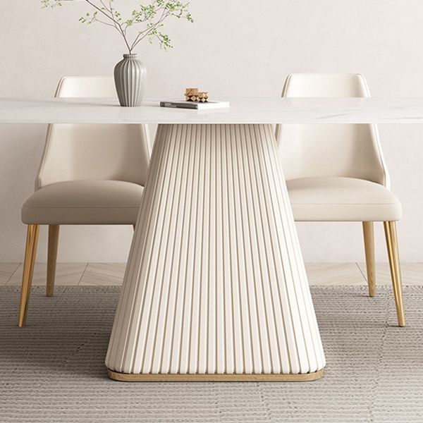 Contemporary Rectangle Table Set 1/4/5/6 Pieces Dining Set for Kitchen