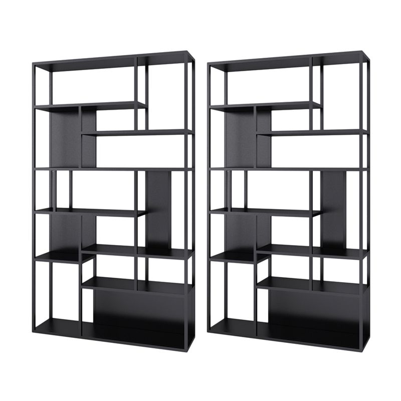 Modern Style Metal Bookshelf Open Etagere Shelf Bookcase for Office