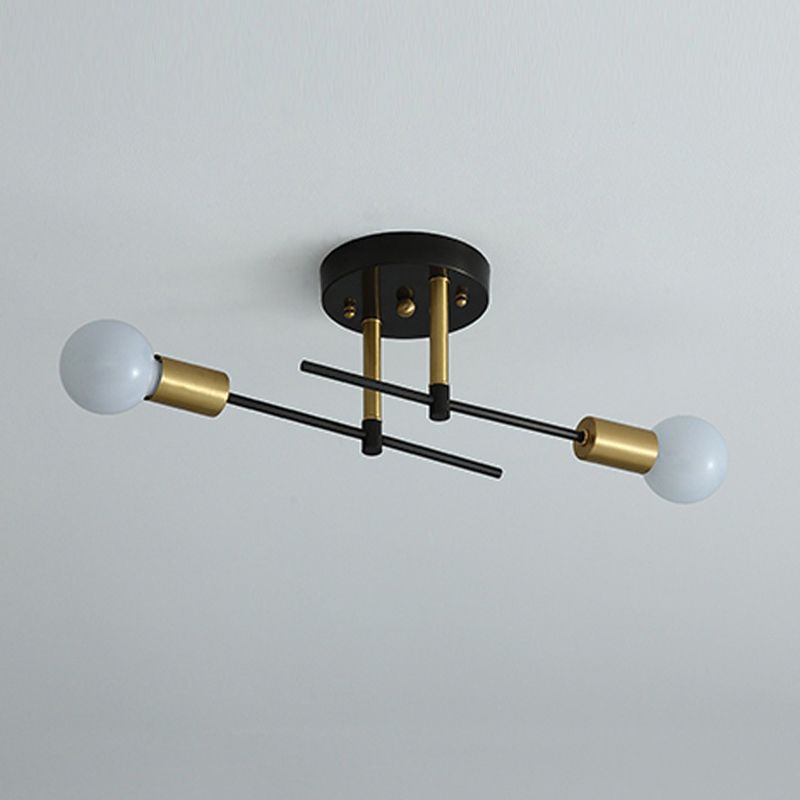 Industrial Ceiling Light Simplicity Flush Mount Light Fixture for Bedroom