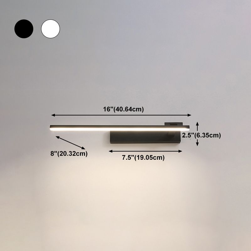 LED Vanity Lamp Fixtures Modernist Mirror Front Lighting with Acrylic Shade