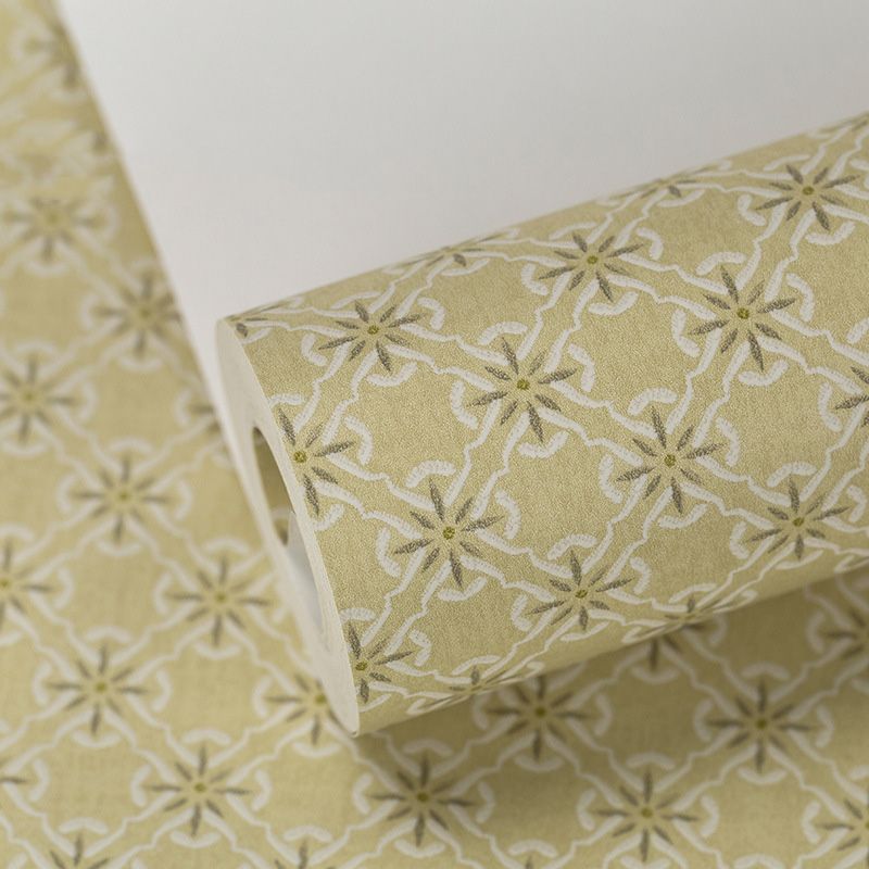 Dense Flower Design Wall Covering Non-Woven Wallpaper for Girls, 33-foot x 20.5-inch