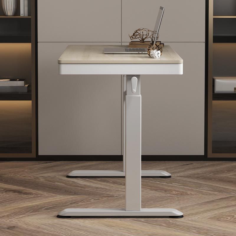 Contemporary Metal Trestle Base Desk Standing Desk Converter for Office