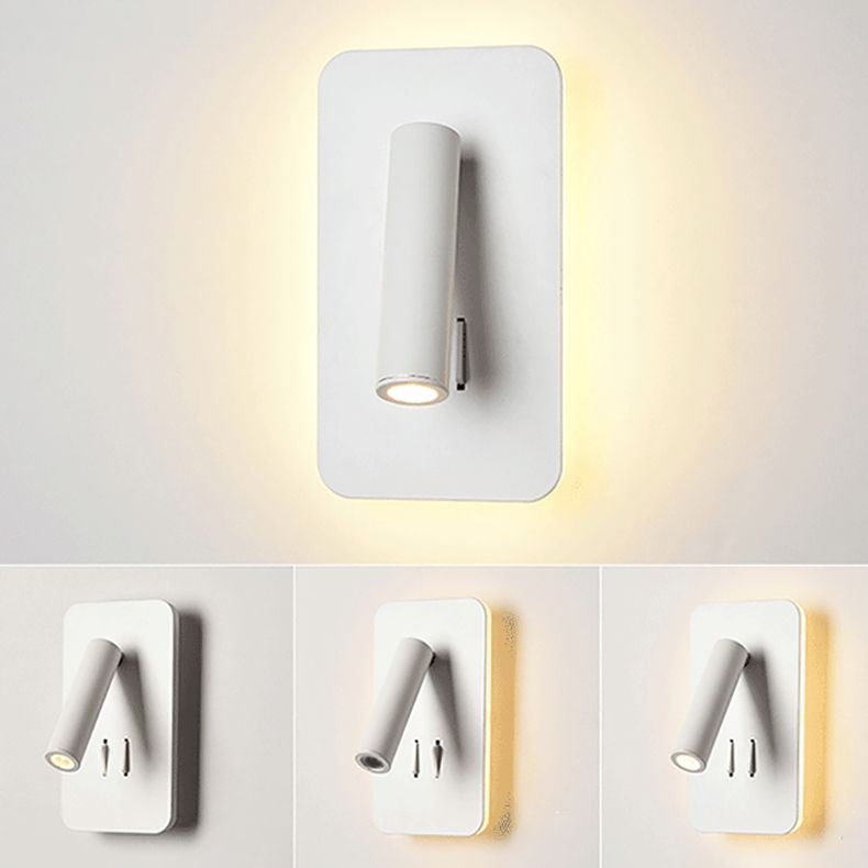 Contemporary Style Simplicity Wall Sconce Metal Shade Reading Lamp for Bedroom
