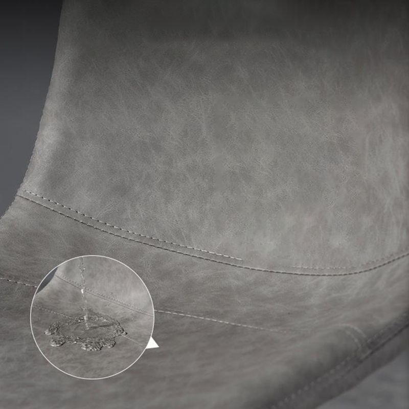 Contemporary Liftable Bar-stool Low Back Bar Stool with Metal Legs