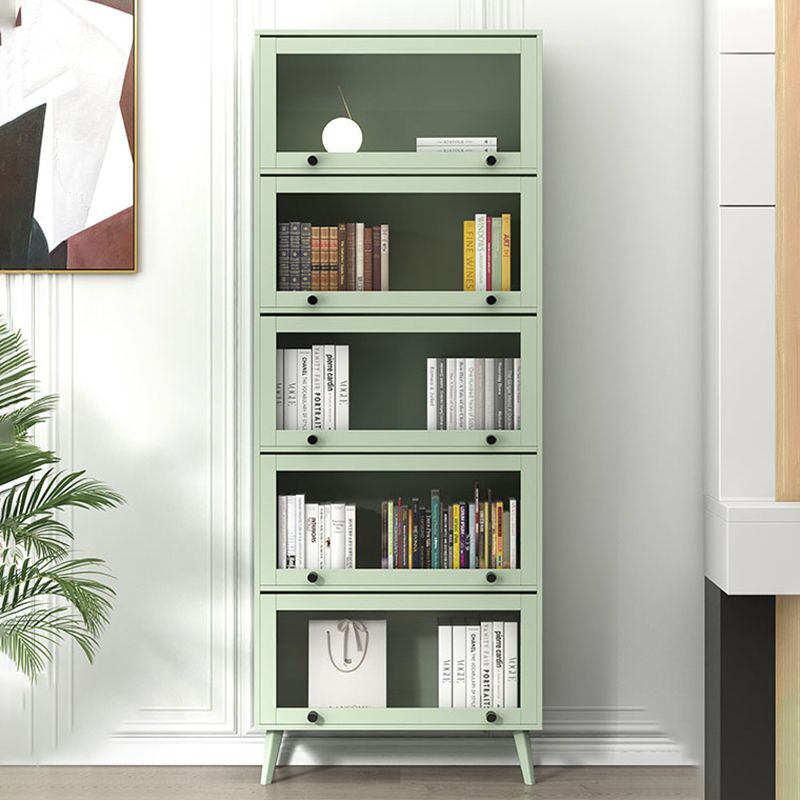 Closed Metal Bookcase Nordic Minimalist Home Living Room Bedroom Bookshelf