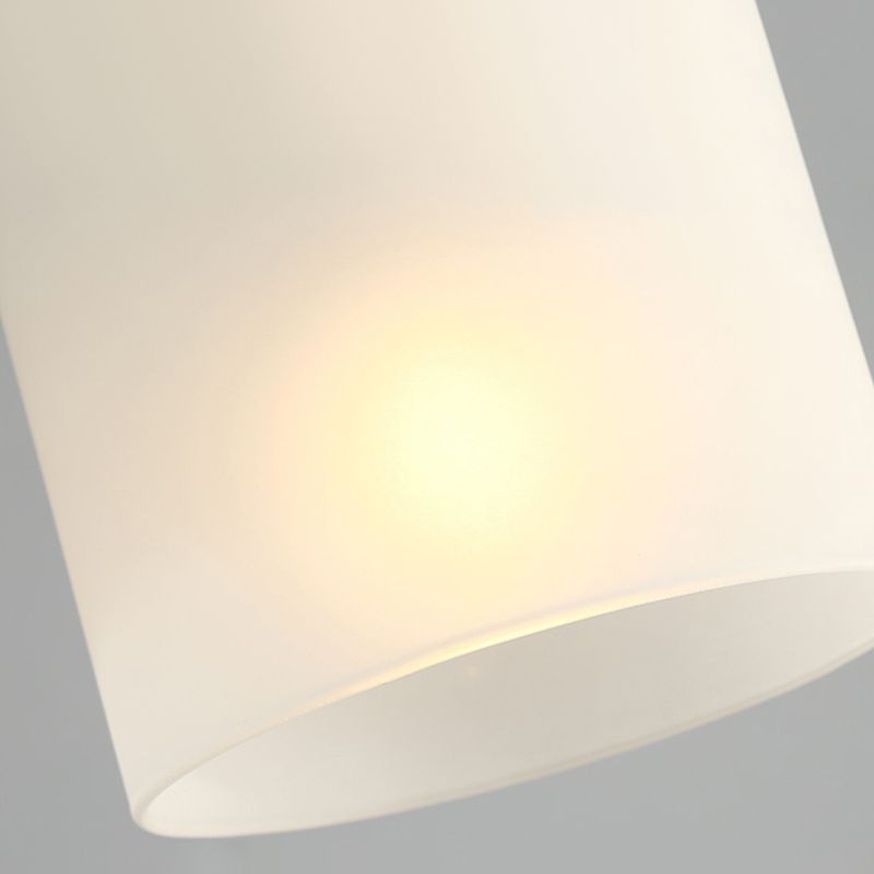 Cylindre en verre encastré lumière style moderne or semi-encastré éclairage