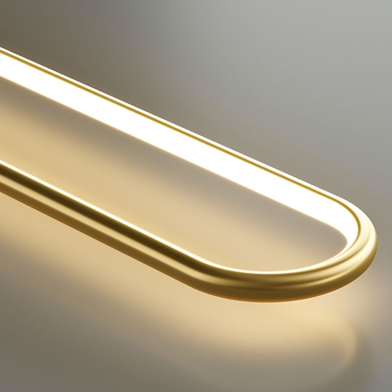 Aluminum Linear Wall Light Nordic Style LED Wall Sconce with Antlers for Living Room