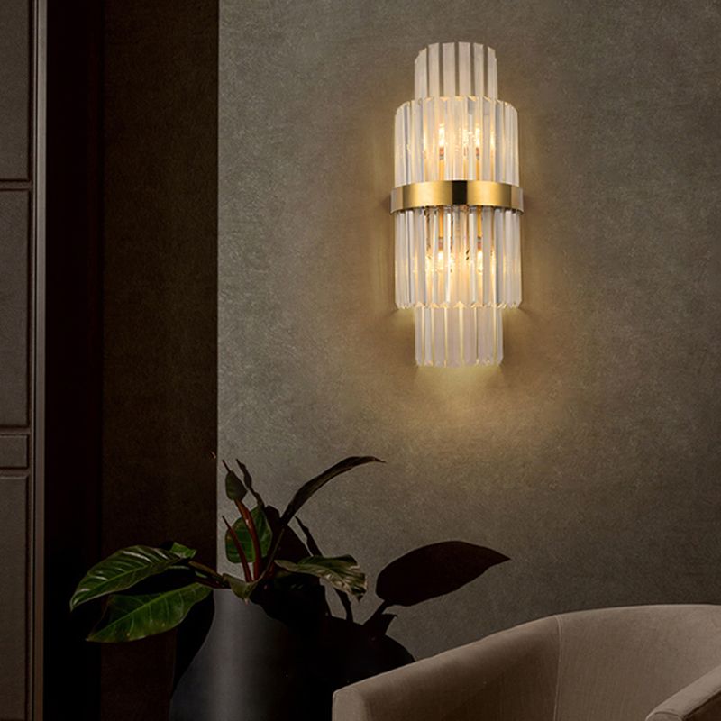 Wall Mounted Lighting Minimalist Style Crystal Wall Sconce Lighting