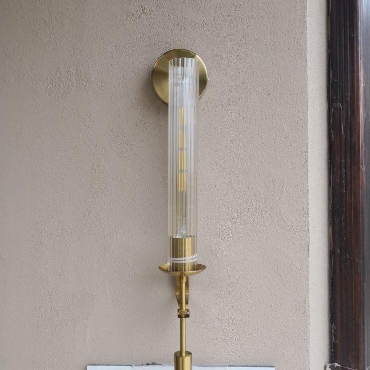 Ultra-moderne Rohrwandleuchten Beleuchtungsglas Wandmontage Leuchte für das Wohnzimmer