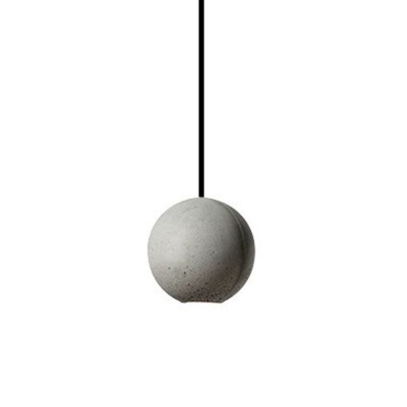 Globe Cement Anhänger Beleuchtung Minimalist Grey Down Mini Anhänger für das Restaurant