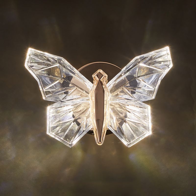 Nordic Style Metal Wall Light Butterfly Shape Wall Lamp for Children's Room