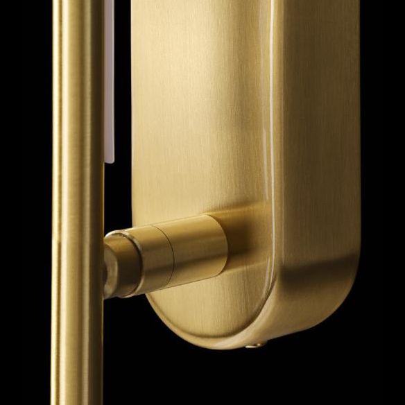 Linear LED Wall Light Sconces Modern Minimalist Style Copper Wall Lights