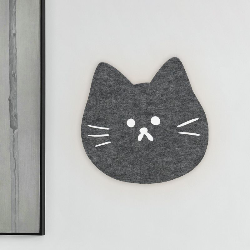 Felt Sheep/Pine Tree/Airship Wall Lamp Sconce Cartoon LED Wall Mount Light Fixture in Pink/Green/Blue for Kids Bedroom