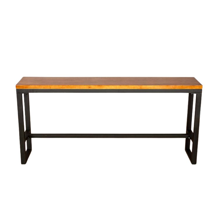 Industrial 1/5/7/9 Pieces Bar Table Set Rectangle Pine Wood Counter Table with High Stools