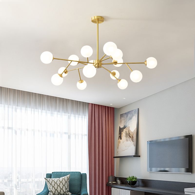 Lumo in metallo Globe Light Glass Glass Ombre Modern Sospension Cittoncant Light