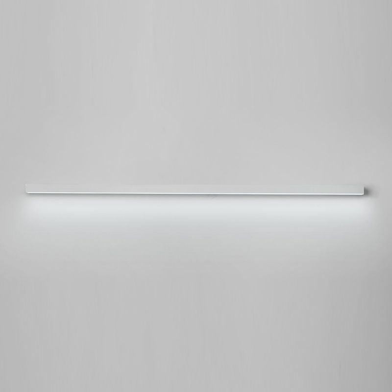 Accoglienza a parete in metallo a forma lineare moderna lampada montata a parete a 1 luci