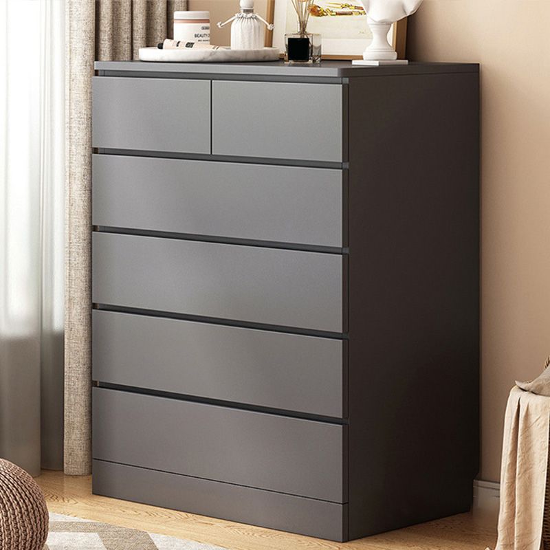 16" W Wooden Chest Modern Style Storage Chest Dresser with Drawers and Doors