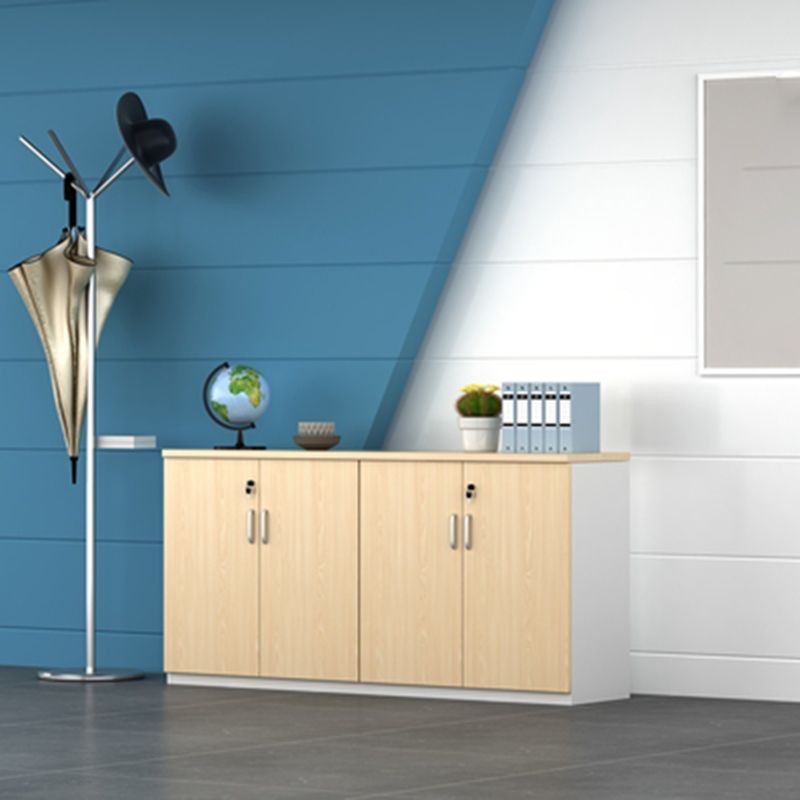 Wood Filing Cabinet Contemporary Cabinet with Storage for Home or Office