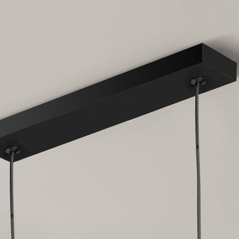 Modern Dining Chandelier Light Modern Strip Shape Pendant Light Fixture for Dining Room