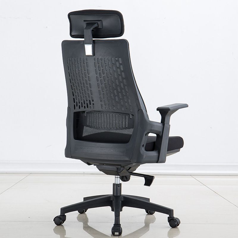 Modern Arms Included Swivel Chair High Back Ergonomic Task Chair