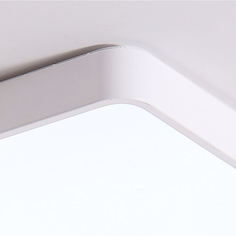 Colorblock rectangulaire encastré éclairage nordique acrylique salon LED plafonnier