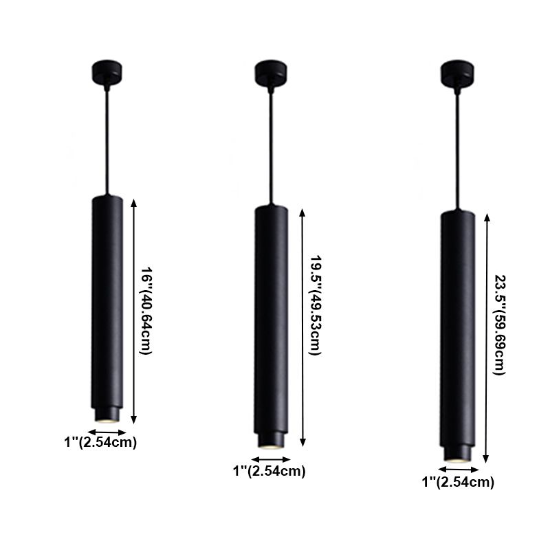 Luces de techo colgantes cilíndricas iluminación colgante moderna para sala de estar comedor