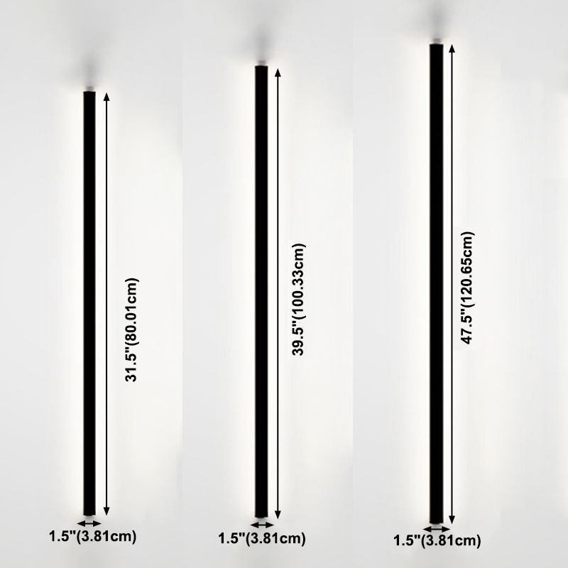 Lámpara de pared moderna lámpara lineal de luz de pared de luz montada en la pared