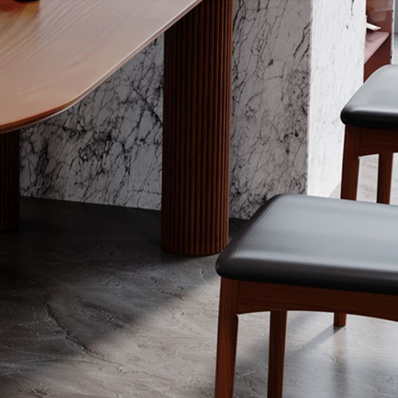 Contemporary Style Dining Table Dining Room Kitchen Table with Tripod Base