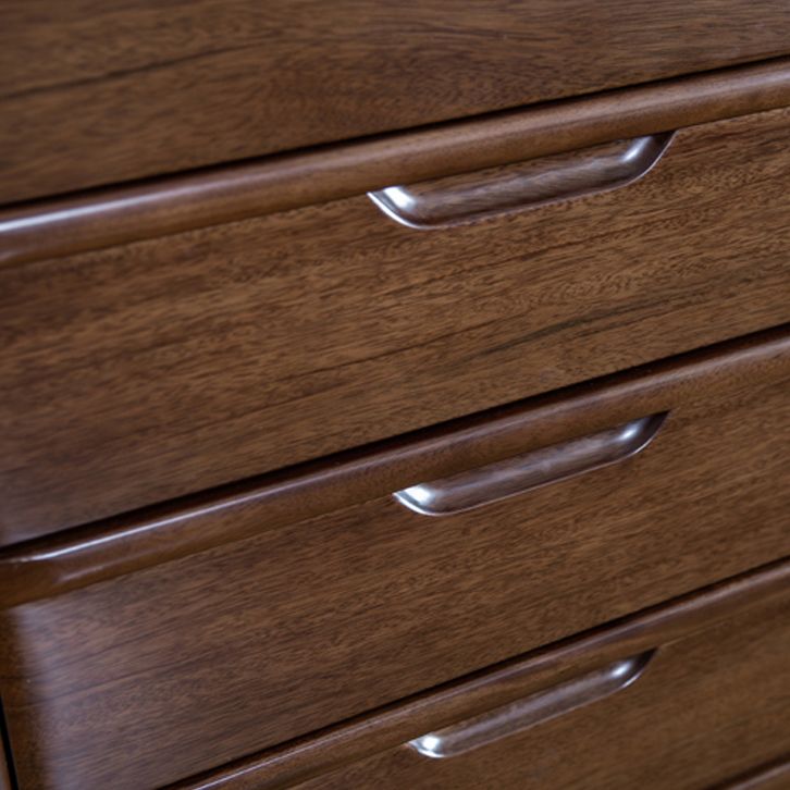 Brown 18.90" Wide Accent Chest Mid-Century Modern Wood Accent Chest