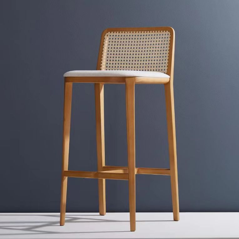 Industrial Style Counter Chair Wood Footrest Counter Stool for Bristol