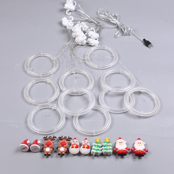 Cartoon LED Rope Light Modern Circle Decorative Lights for Shop Window