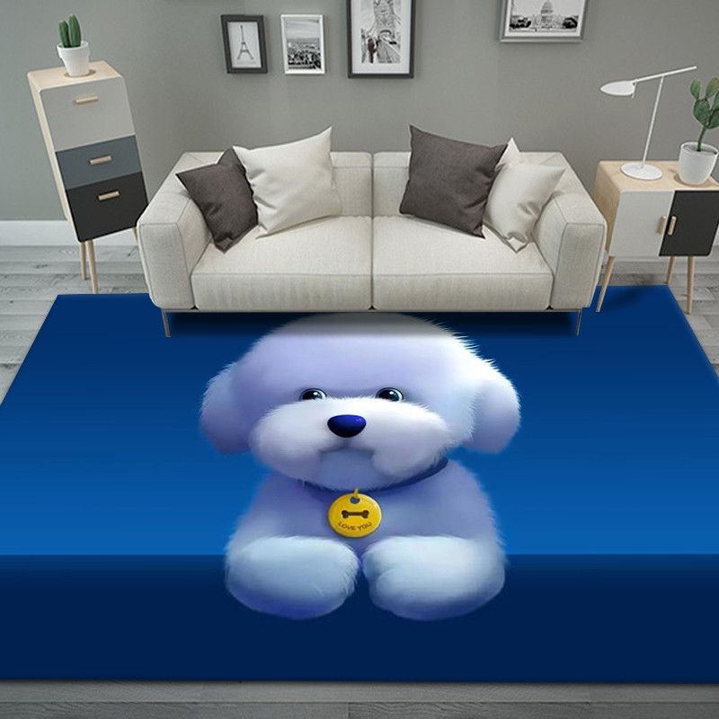 Sapphire Modern Rug Polyester Dog Rug Stain resistent tapijt voor woonkamer