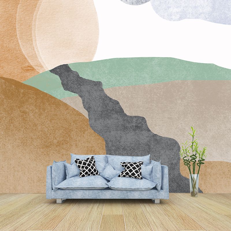 Abstract Illustration Mildew Resistant Mural Wallpaper Indoor Wall Mural