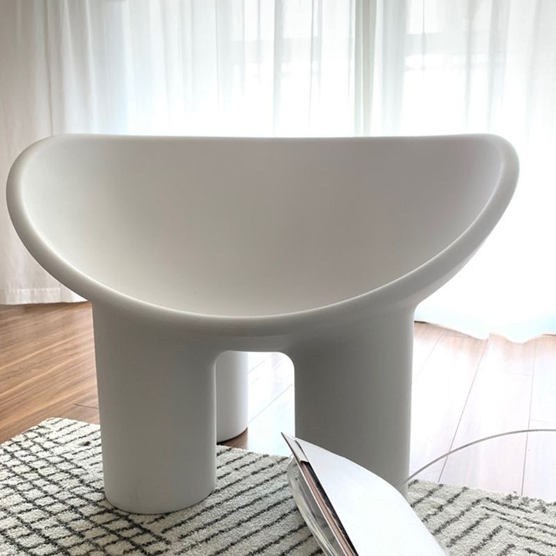 Four Leg Papasan Chair 33.07" L x 18.11" W x 24.80" H Armless Accent Chair with Fixed Back
