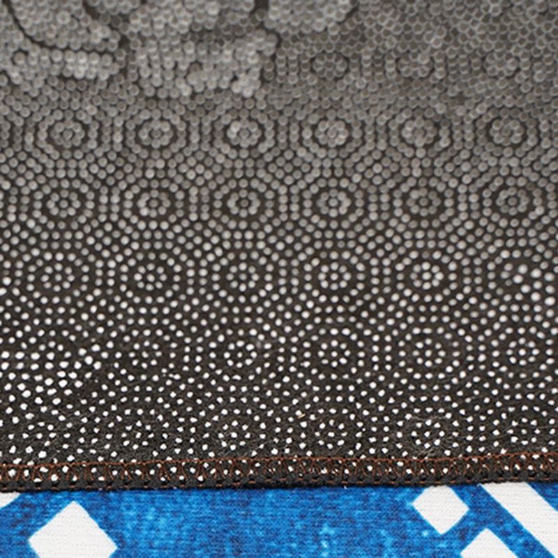 Light Orange Graphic Rug Polyester Casual Rug Stain Resistant Rug for Living Room