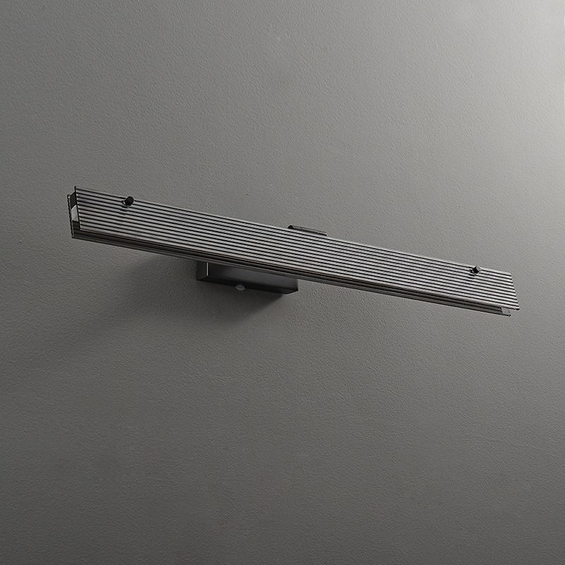 Modern Unique Shape Wall Mounted Light Glass Wall Sconce in Black Finish