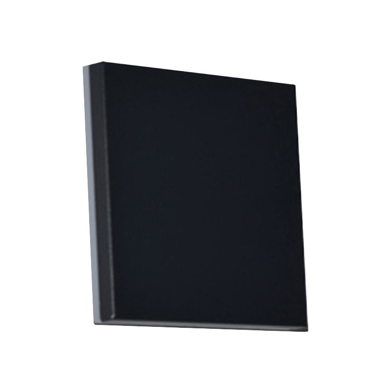 Simple laveuse murale ultra-mince avec de la nuance carrée en métal LED LED Éclairage d'applications en noir, chaud / blanc léger