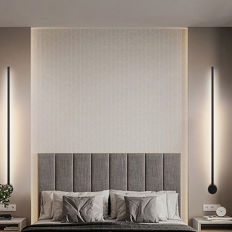 1 Light Linear Wall Light Modern Metal Wall Sconce for Bedroom
