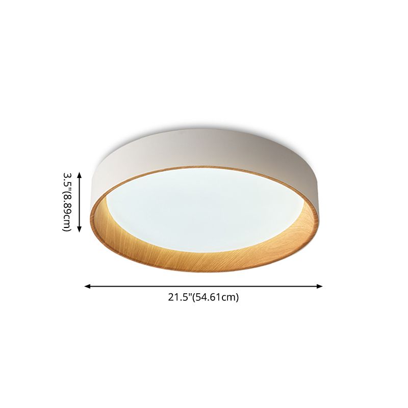 Round Flush Mount Light 1 Light Acrylic Modern Simplicity Flush Mount Spotlight for Bedroom