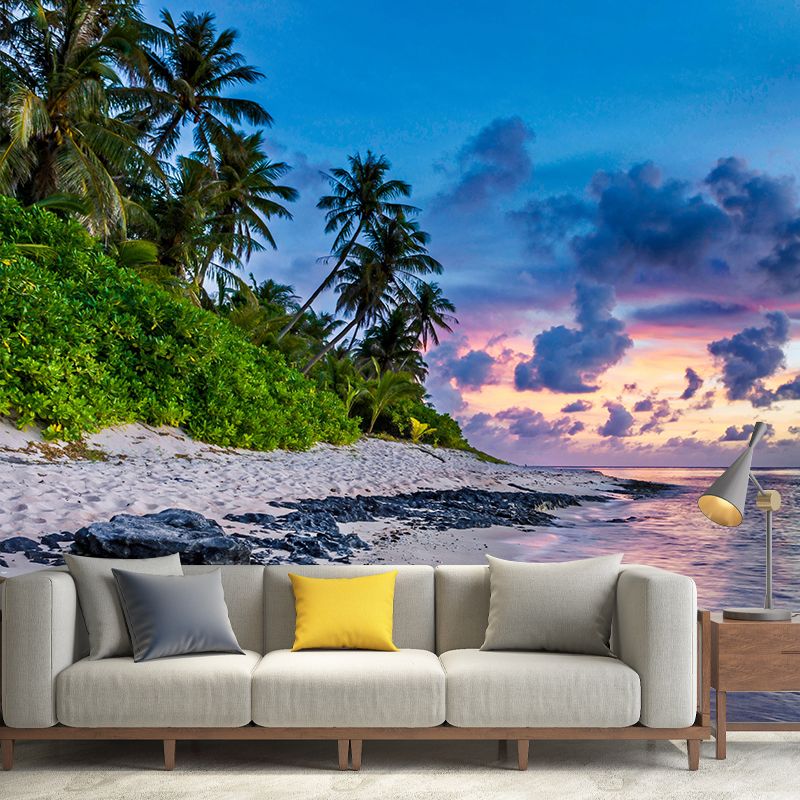 Horizontal Photography Sea Wall Mural Modernism Wall Decoration for Home