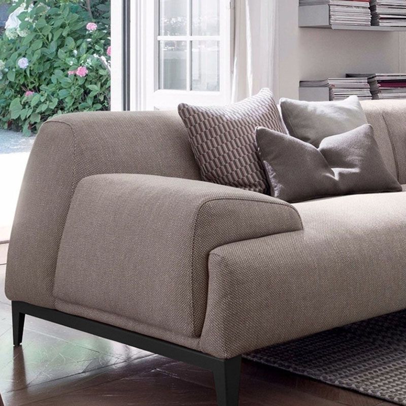 Tight Back Recessed Arm Sofa for Apartment and Living Room,86.61" L