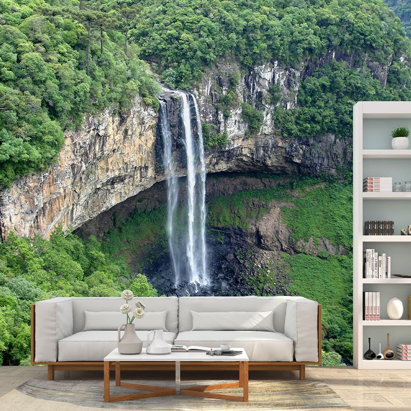 Fall Landscapes Photography Pattern Mildew Wall Mural Horizontalt for Living Room