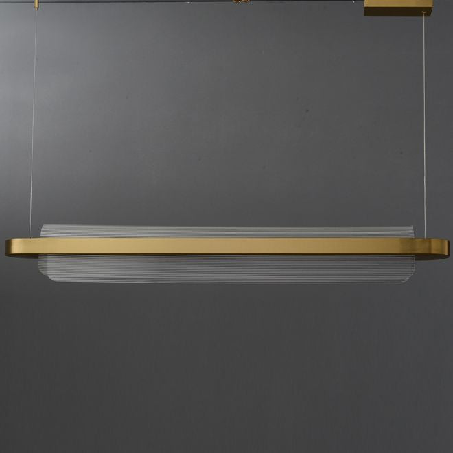 Curl Hanging Island Lights Ultra-Contemporary Acrilic lampadario Acriffetti di illuminazione per il ristorante