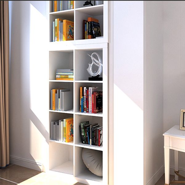 Contemporary Standard Bookshelf Engineered Wood Open Back Bookcase (Drawers not Included)